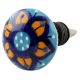 Mustard Flower Flat Ceramic Wine Stopper